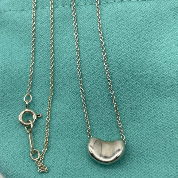 Tiffany & Co. Jewelry - Tiffany and Co Bean Silver 925 Necklace